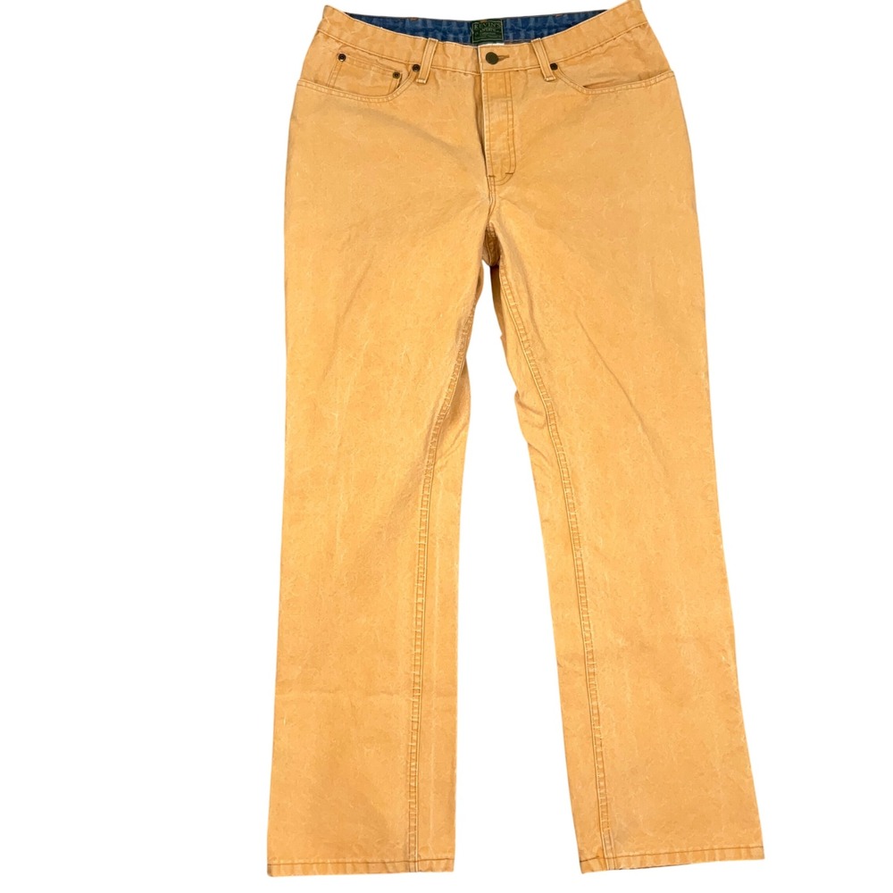 Kevin's Plantation Collection Pants Mens 35x32 Yellow Good Canvas Made in USA